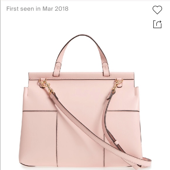 GUC Tory Burch Block T Leather Top Handle Satchel - Picture 7 of 10